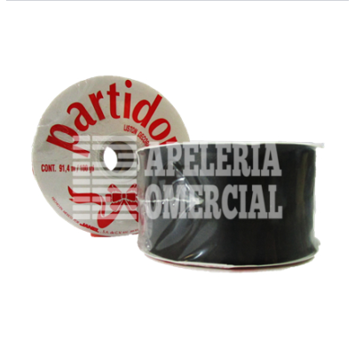 MERCERIA LISTON CELOSA PARTIDOR #22 ROLLO NEGRO